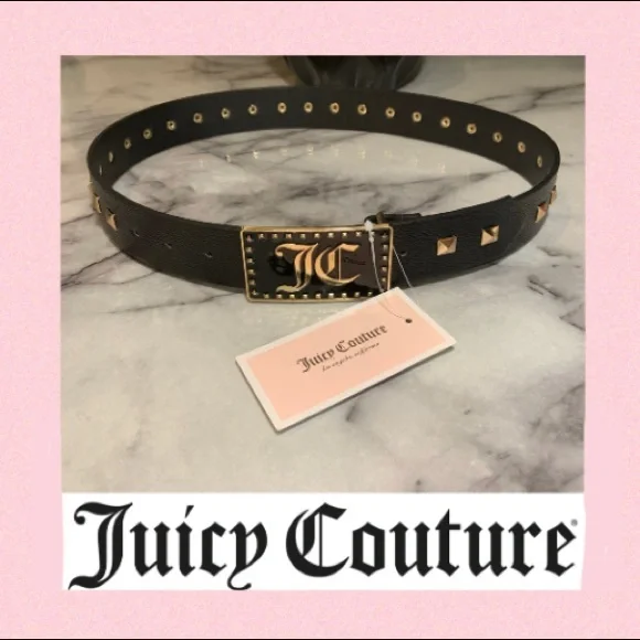 Juicy Couture | Accessories | Juicy Couture Black Studded Pu  display picture 1